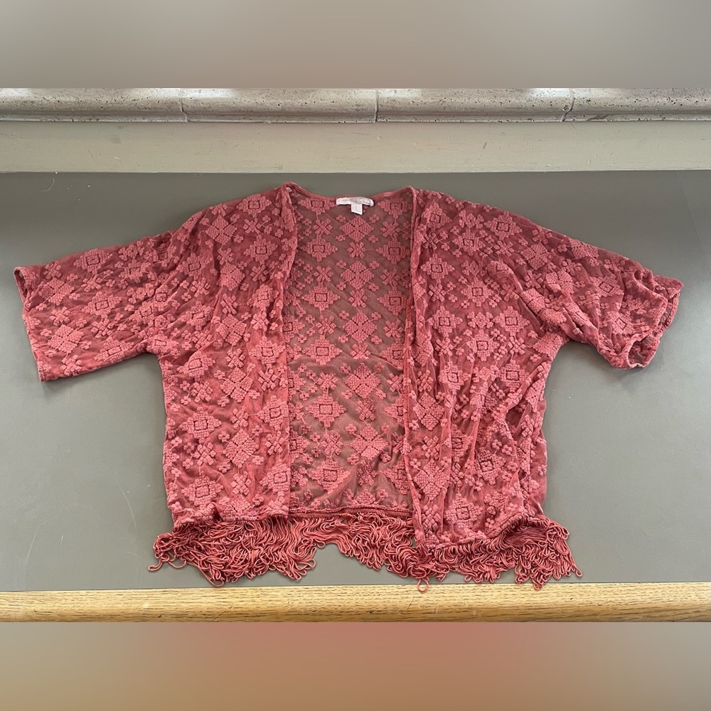 Forever 21 Boho Tassel Cardigan